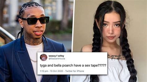 tyga bella porch sex tape|Tyga alleged sex tape with TikTok star。